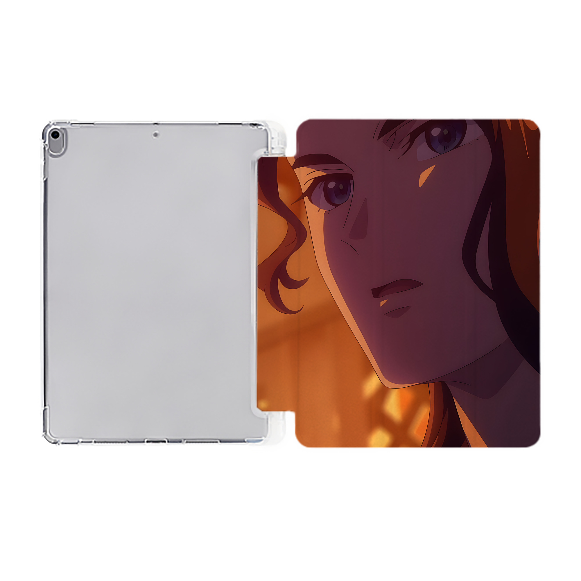 （画像用） 薬屋のひとりごと The Apothecary Diaries IPad ケース ペン収納付き 三つ折りスタンド PUレザー×シリコン 対応機種9.5/10.5/10.9インチ